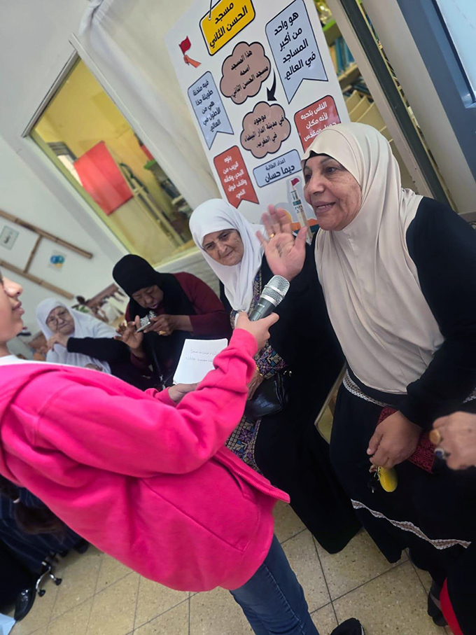 ملتقى الأجيال في مدرسة أجيال الابتدائية في جلجولية